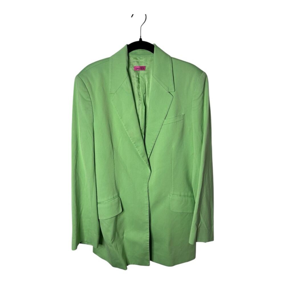 Gauge 81 Bright Green Two Button Blazer Small